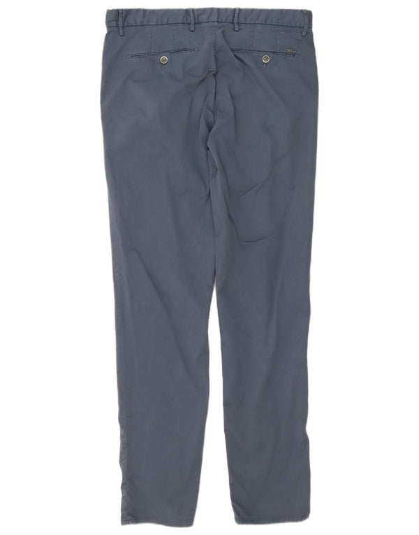 Massimo Dutti Pantaloni chino pentru bărbați slim fit EU 44 Large W34 L32 Blue Bumbac