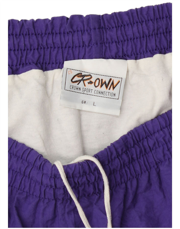 Pantaloni scurți de înot Crown pentru bărbați, mari, violet, poliamidă