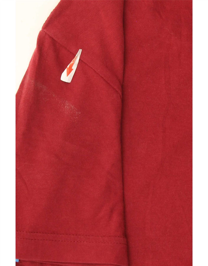 Tricou grafic pentru bărbați Adidas Top Medium Burgundy