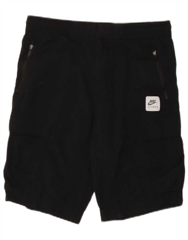 Pantaloni scurți cargo Nike pentru bărbați mici W29 Nylon negru