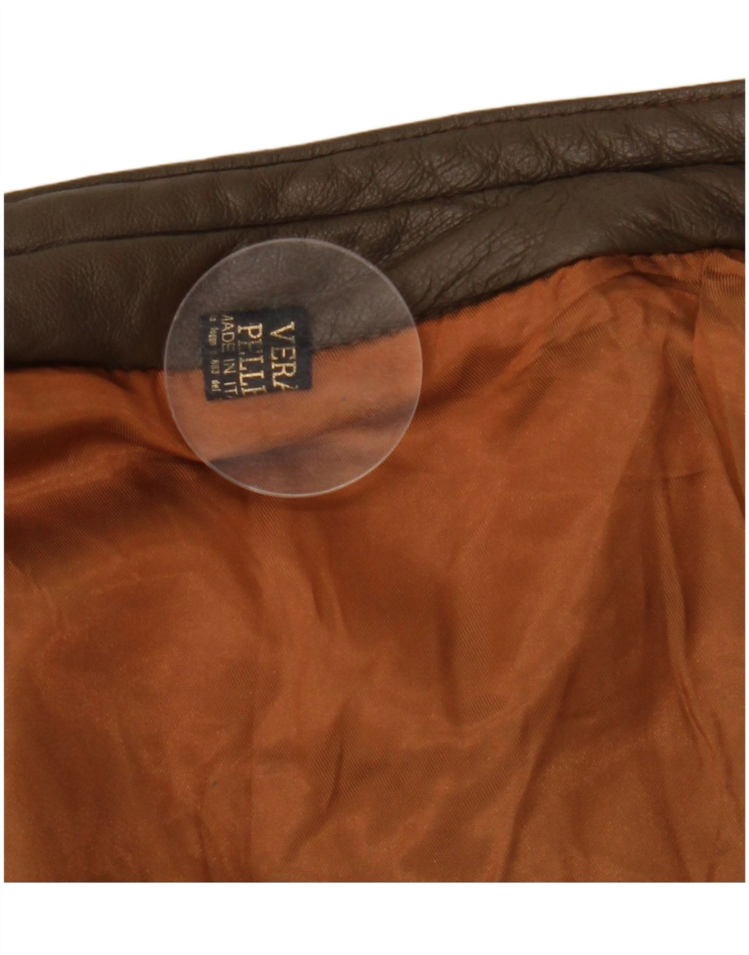 Jachetă de piele pentru bărbați VINTAGE UK 38 Piele maro medie