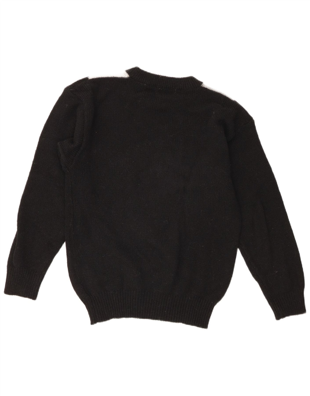 Pulover Classics pentru femei cu decolteu triplu UK 14 Medium Black Colorblock