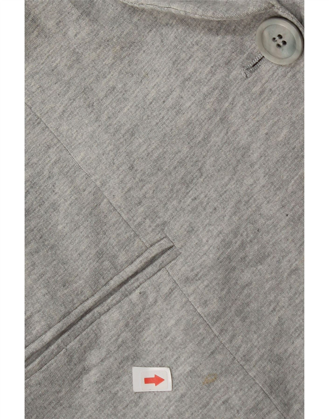 Blazer pentru femei Zara cu 1 nasture UK 14 mare bumbac gri