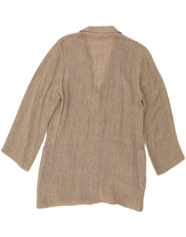 Jachetă Blazer pentru femei Max Mara UK 12 Medium Bej Houndstooth