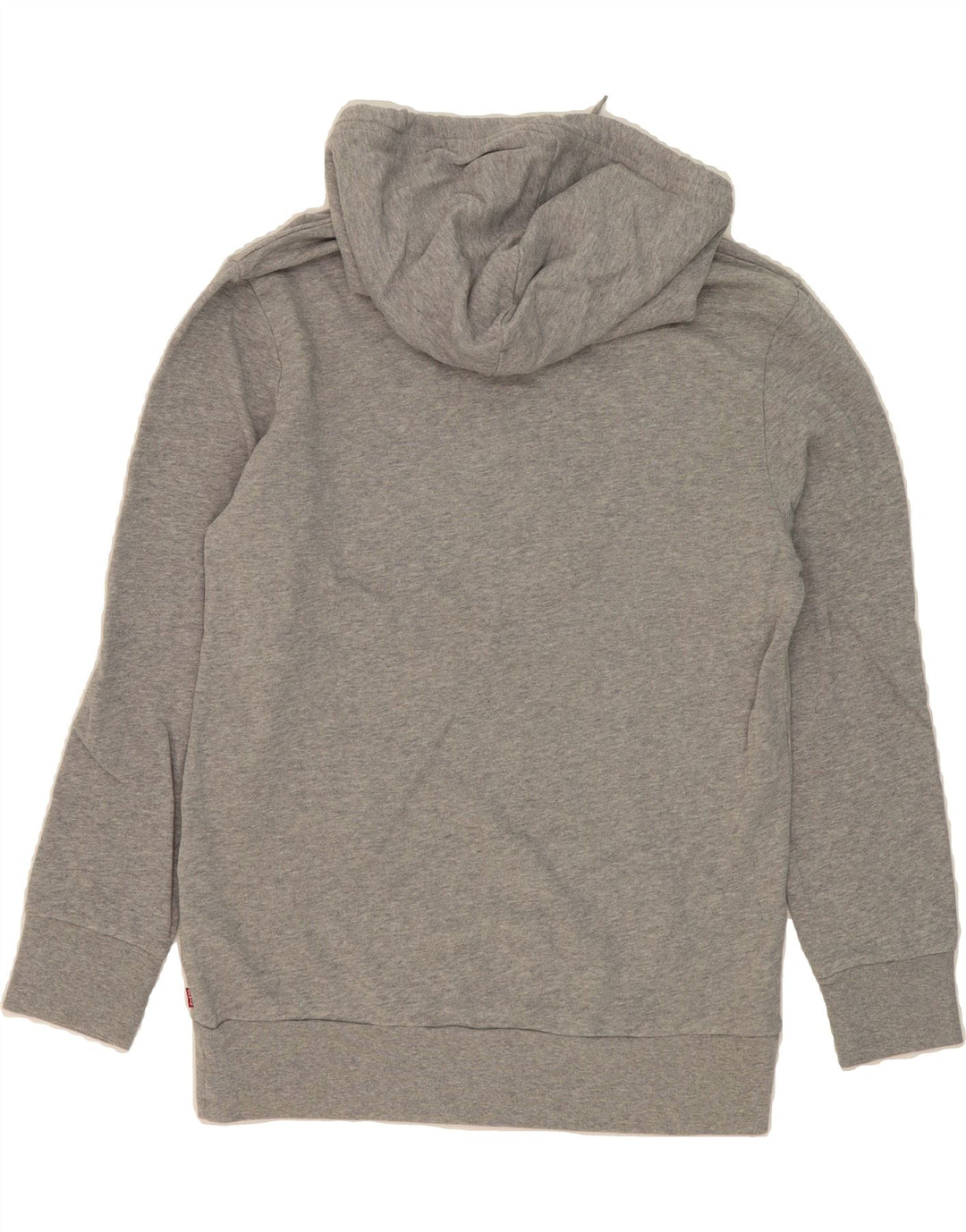 LEVI'S Mens Graphic Hoodie Jumper Medium Grey Cotton Vintage Levi's and Second-Hand Levi's from Messina Hembry 
