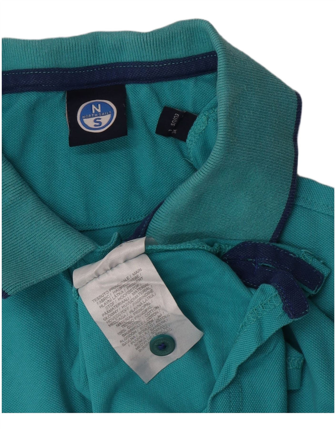 Tricou polo pentru bărbați North Sails, mare, albastru, bumbac