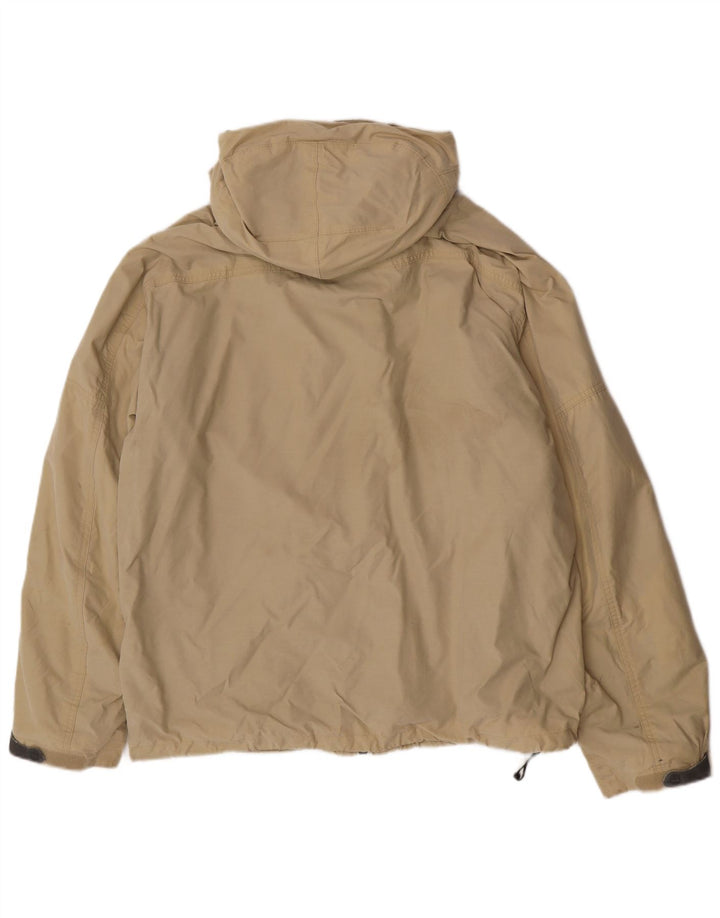 Jachetă de vânt cu glugă Timberland pentru bărbați UK 42 XL poliester bej