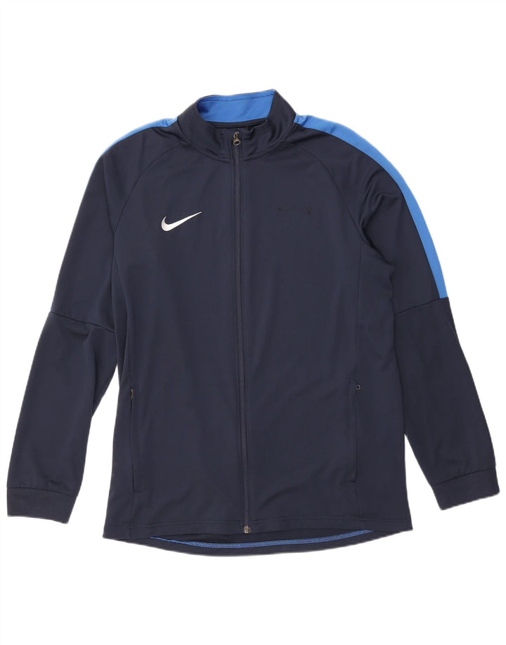 Jachetă de top pentru trening Nike Dri Fit pentru bărbați, mare, albastru bleumarin