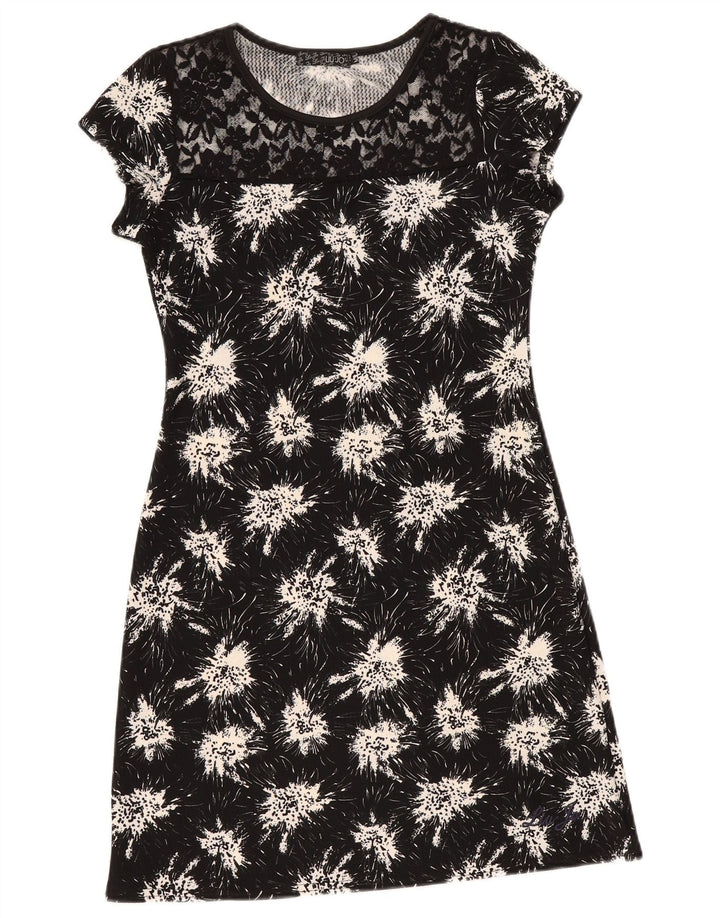Rochie teacă pentru femei Liu Jo UK 12 Medium Black Floral Poliester