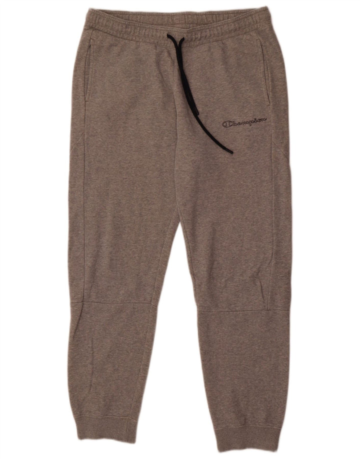 Pantaloni de trening pentru bărbați Champion Pantaloni de jogging mari, gri, pete