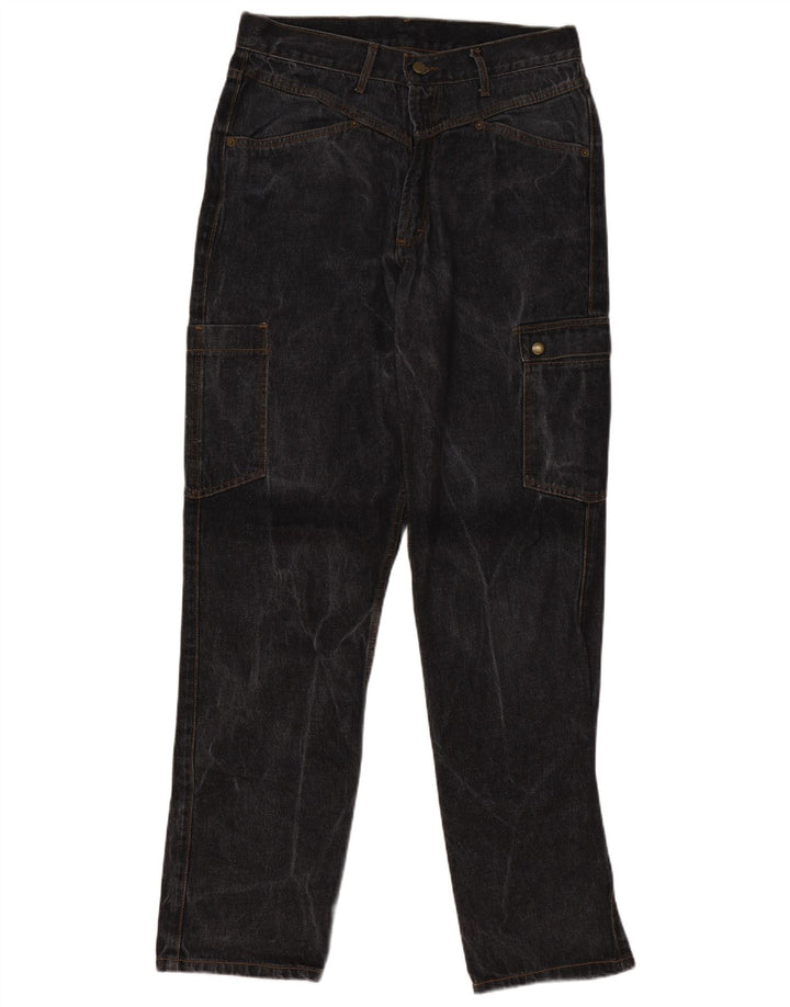 Blugi conici cargo vintage pentru bărbați W33 L34 bumbac gri