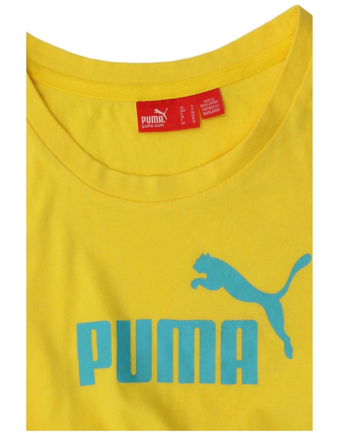 Tricou grafic Puma pentru femei Top UK 10 Small Yellow