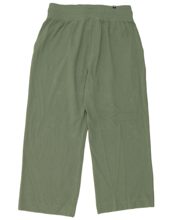 Pantaloni de trening Puma pentru femei UK 18 XL, bumbac verde