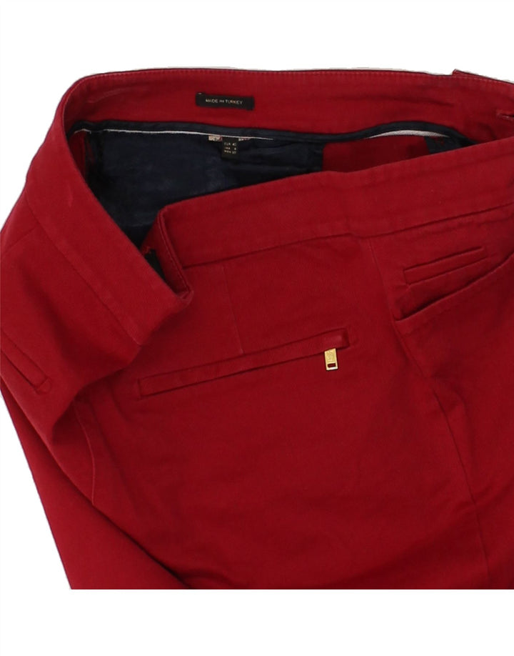 MASSIMO DUTTI Womens Skinny Jeans EU 40 Medium W30 L29 Red | Vintage Massimo Dutti | Thrift | Second-Hand Massimo Dutti | Used Clothing | Messina Hembry 