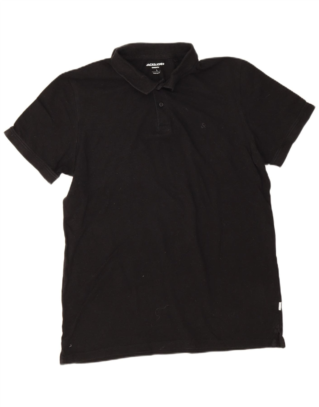 Tricou polo Jack & Jones pentru bărbați, mare, negru, bumbac