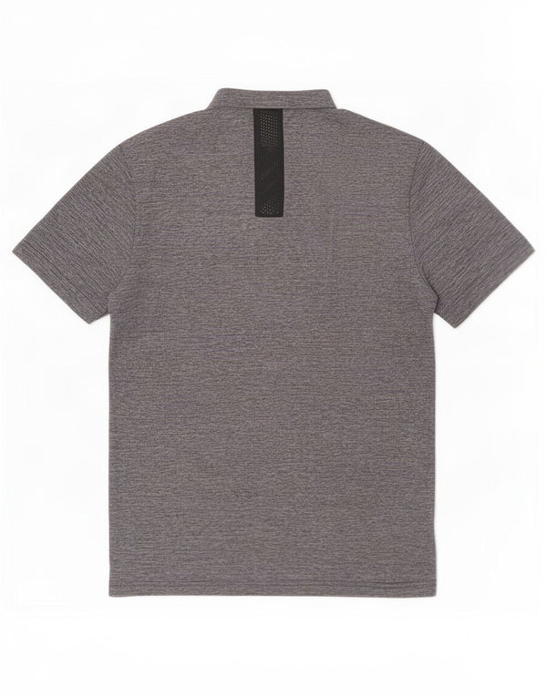 Tricou cu trei dungi Adidas pentru bărbați Top mic, albastru marine, poliester pătat