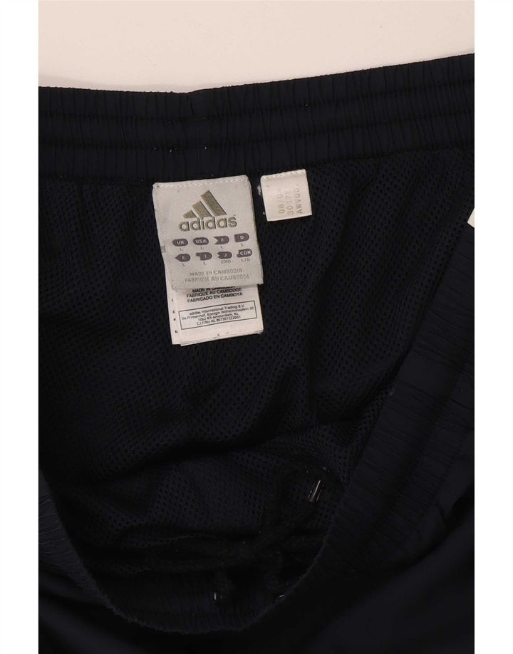 Pantaloni de trening pentru bărbați Adidas Pantaloni de jogging mari, bleumarin, poliester