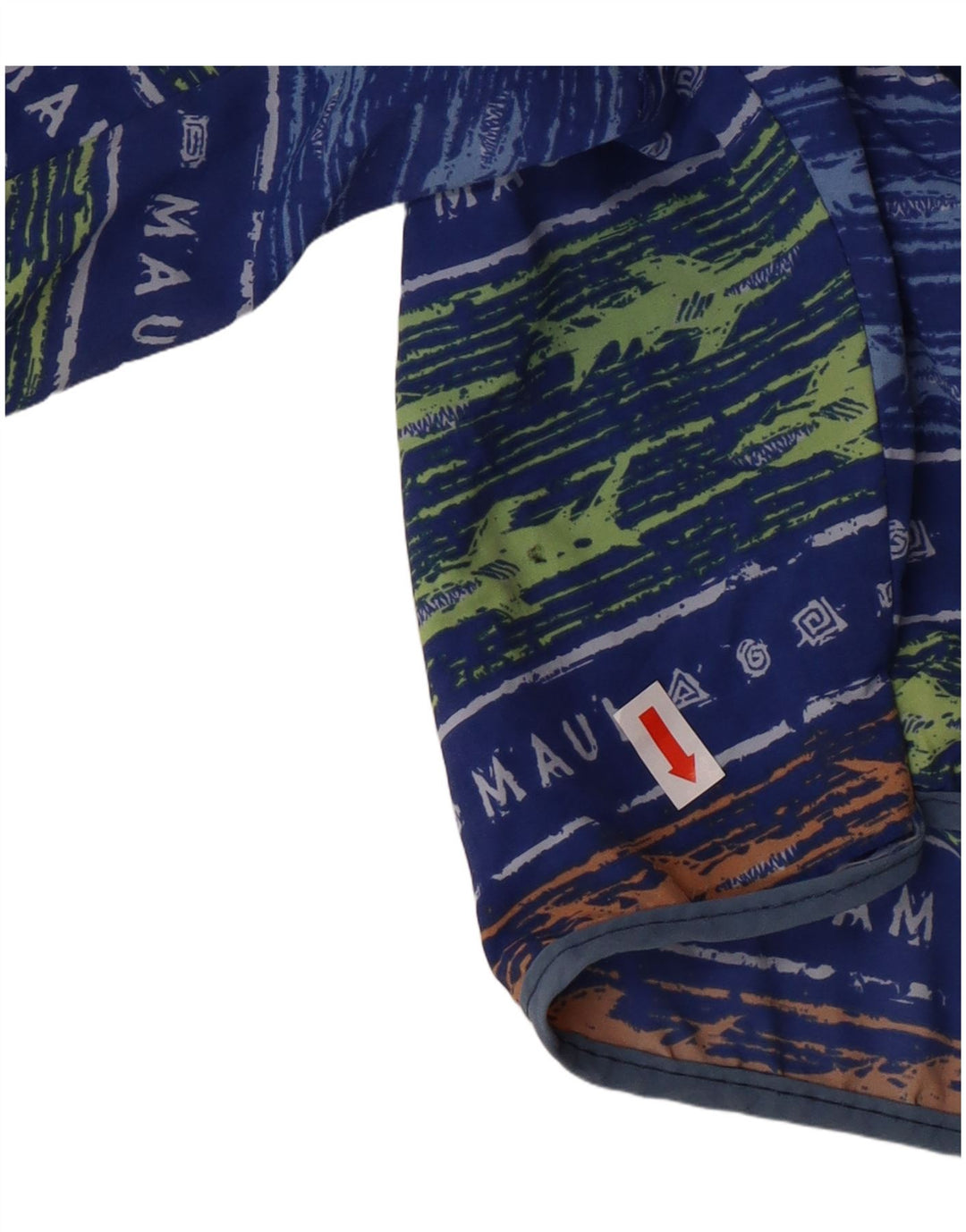 MAUI AND SONS Pantaloni scurți de baie pentru bărbați Poliamidă cu dungi albastre mici