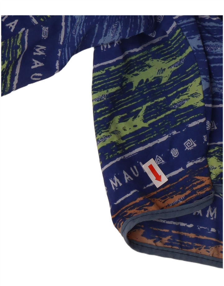 MAUI AND SONS Pantaloni scurți de baie pentru bărbați Poliamidă cu dungi albastre mici