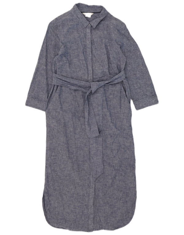 Rochie cămașă supradimensionată Boden pentru femei, cu mâneci 3/4, UK 10, in albastru marin mic