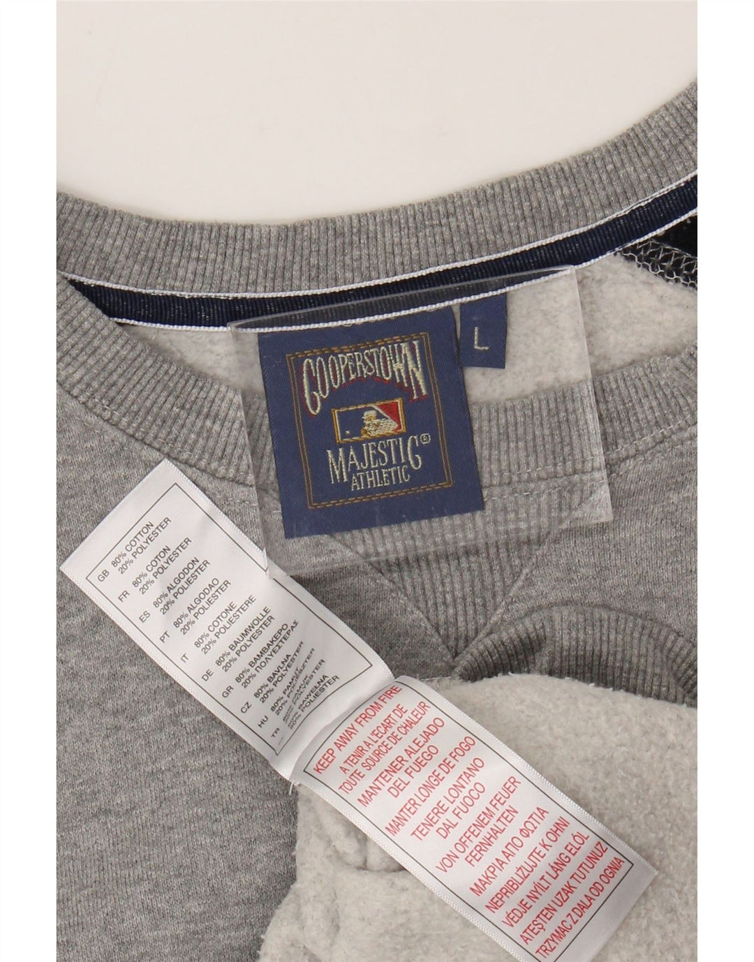 MAJESTIC Pulover pentru femei New York Yankees, UK 16, mare, gri