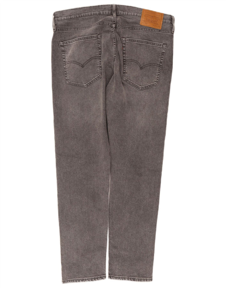 Blugi conici pentru bărbați Levi's Slim Tapered W36 L30 bumbac gri