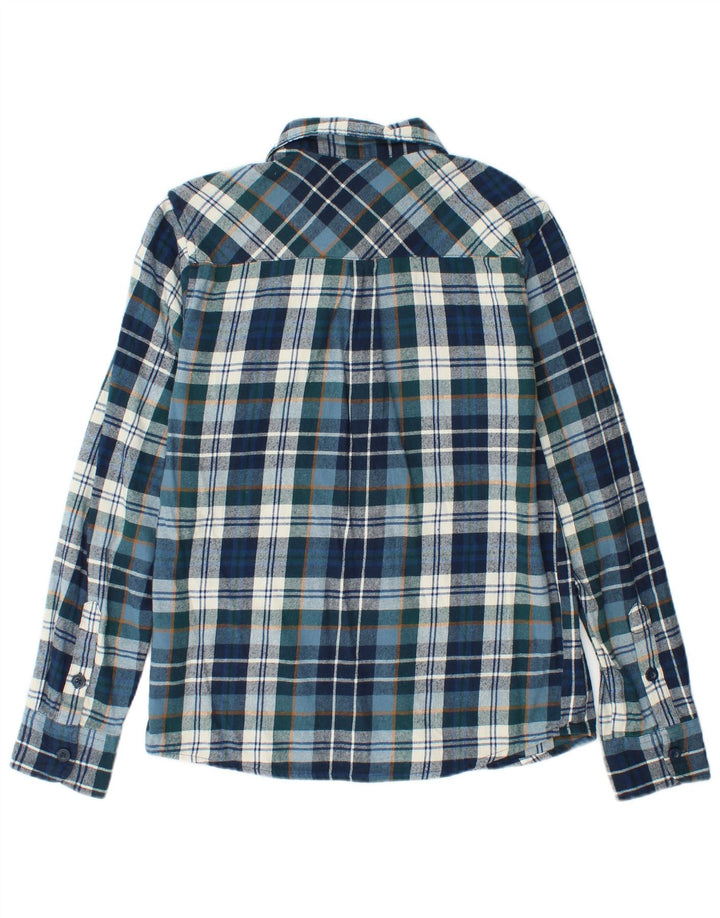 Cămașă de flanel pentru bărbați Mountain Warehouse, bumbac cu carouri albastre mici