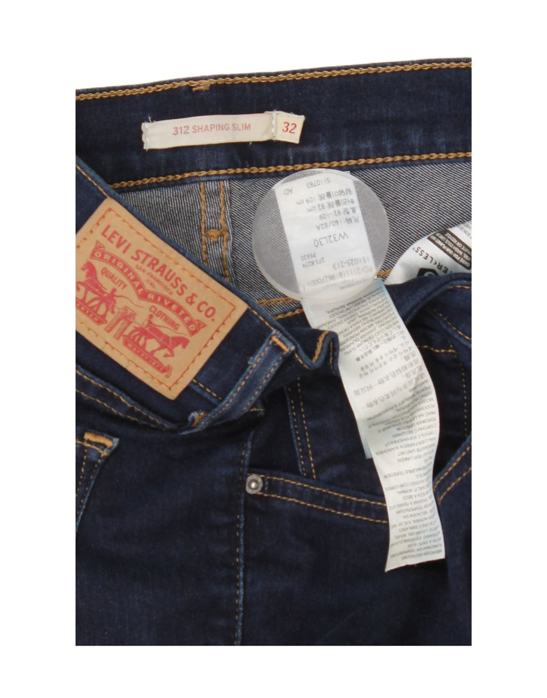 Blugi Levi's 312 Shaping Slim W32 L30 Bumbac albastru