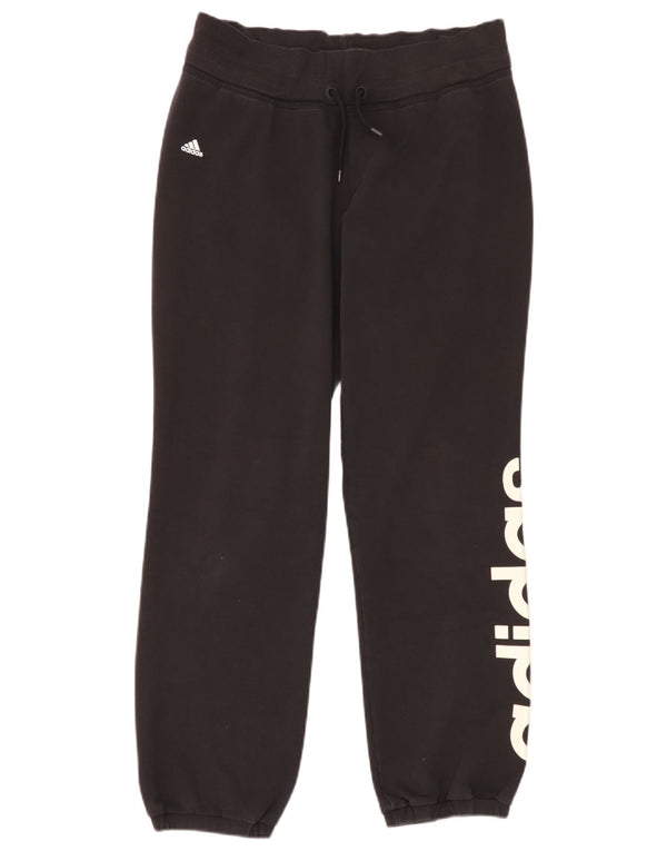 Pantaloni de trening cu grafic pentru femei Adidas Pantaloni de jogging UK 12/14 Medium Black
