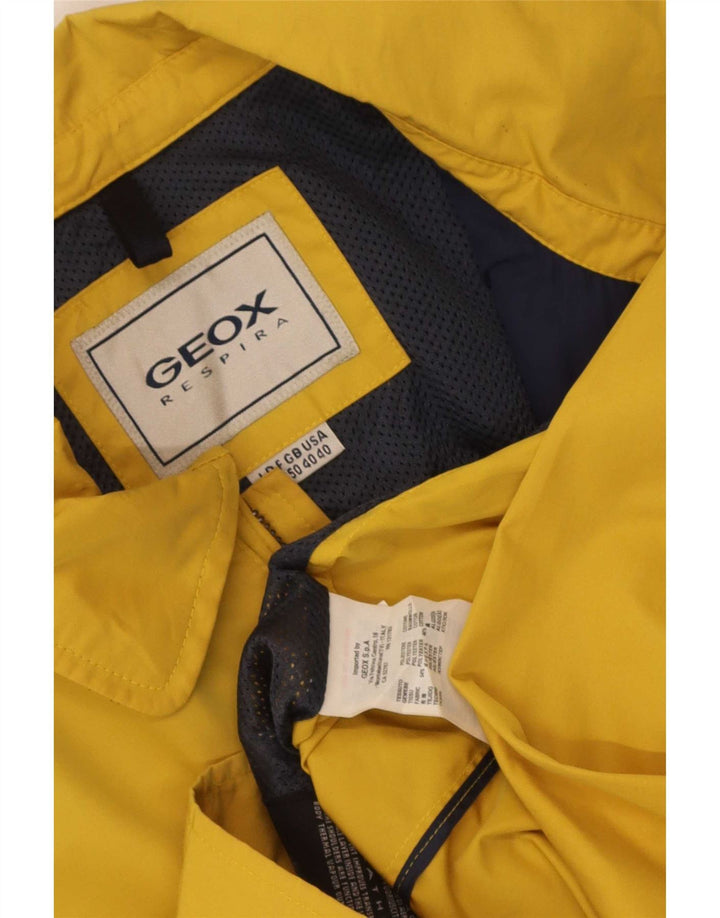 Jachetă de vânt pentru bărbați Geox Respira UK 40 Poliester galben mare