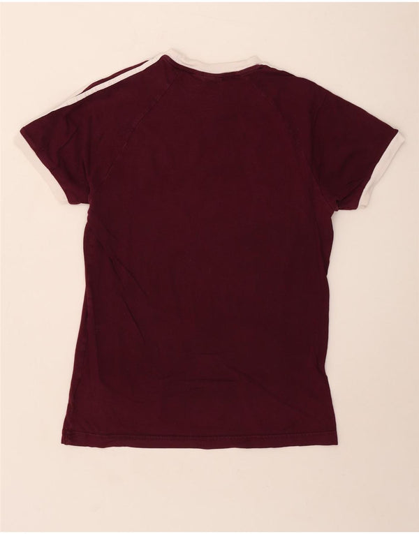 Tricou Adidas pentru femei Top UK 12 Medium Burgundy Bumbac