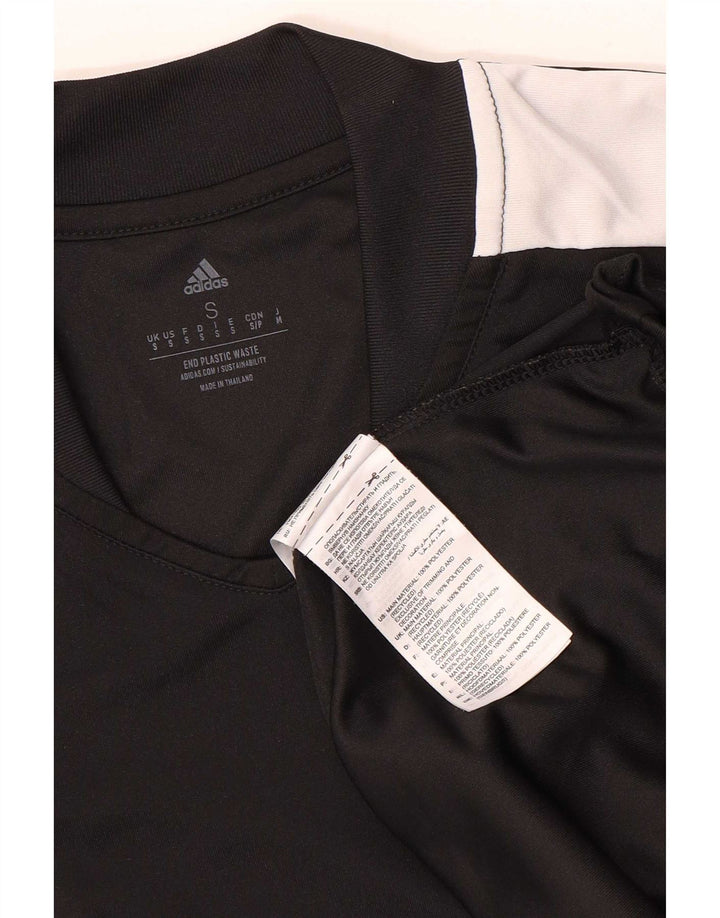 Tricou pentru bărbați Adidas Aeroready Top mic, negru, poliester color bloc