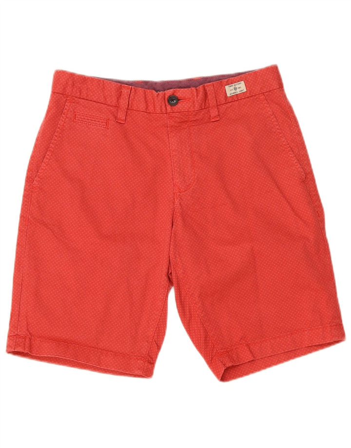 Pantaloni scurți chino Brooklyn pentru bărbați Tommy Hilfiger W30 Medium Red Geometric