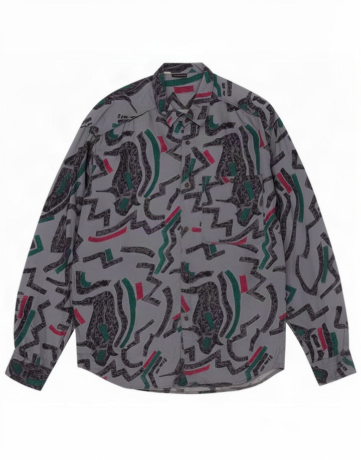 Schoffel Cămașă pentru bărbați cu model abstract XL Acetat gri