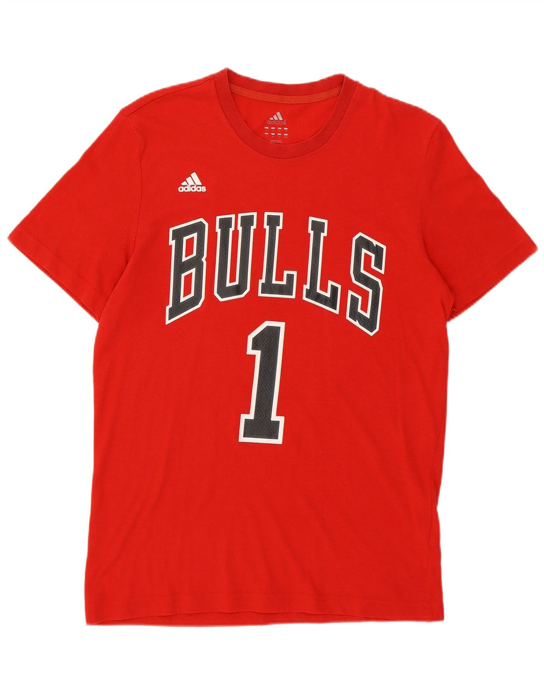 Tricou grafic Adidas Bulls Top Medium Red Poliester