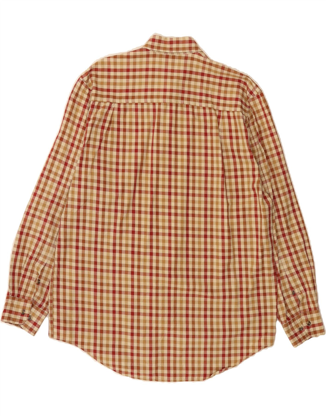 TIMBERLAND Mens Shirt Large Beige Check Cotton Vintage Timberland and Second-Hand Timberland from Messina Hembry 