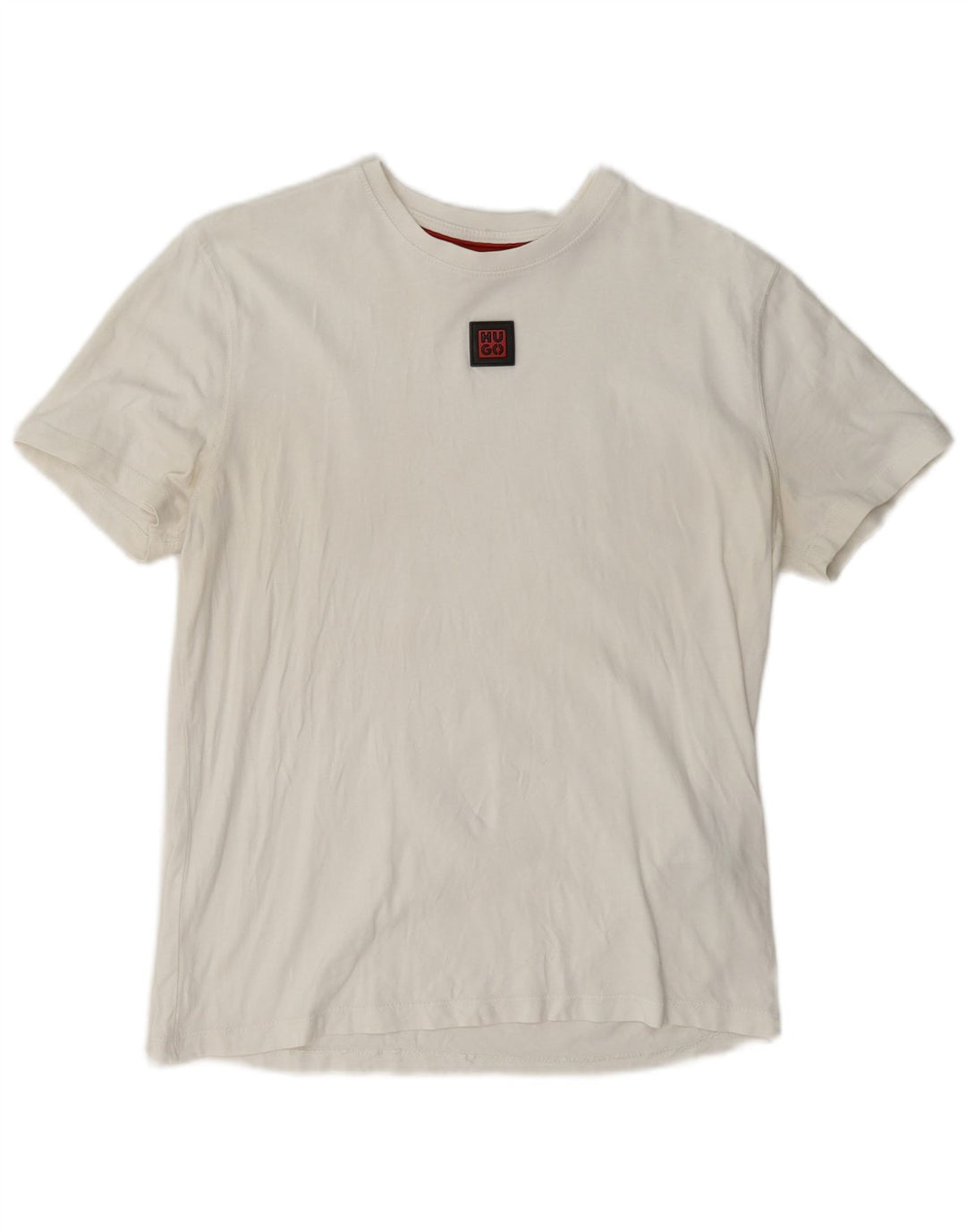 Tricou pentru bărbați Hugo Boss Top Medium Alb Bumbac