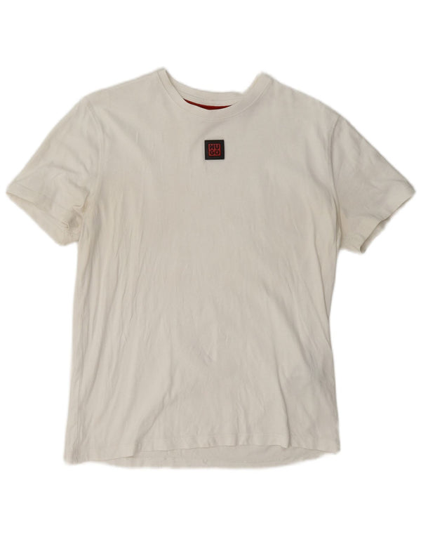 Tricou pentru bărbați Hugo Boss Top Medium Alb Bumbac