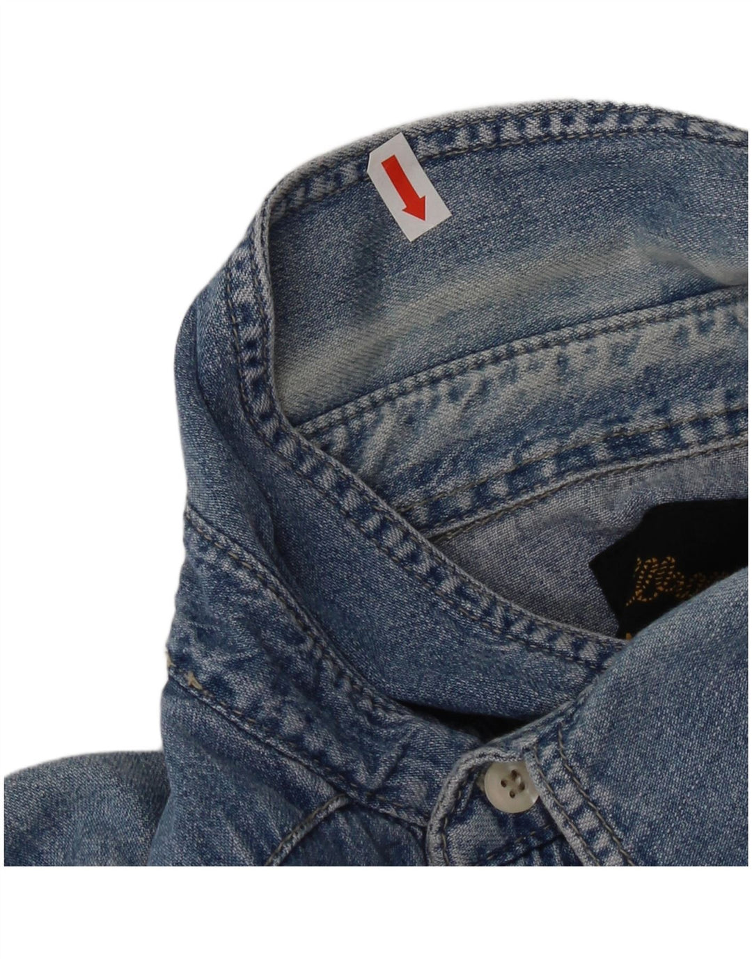 Cămașă din blugi pentru bărbați Wrangler, bumbac albastru XL