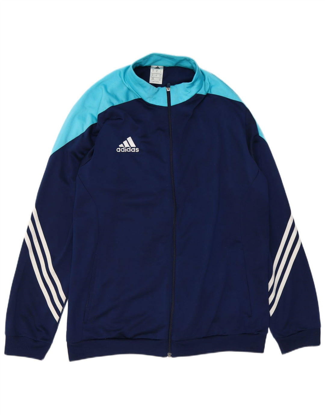Jachetă de trening pentru bărbați ADIDAS, XL, albastru marin, poliester color bloc