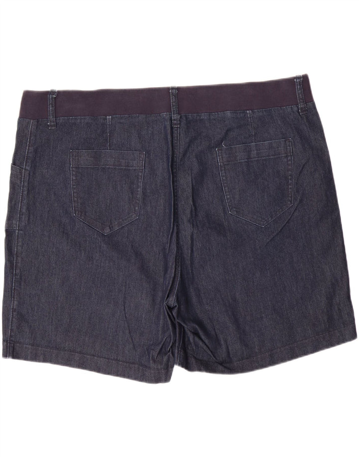 Pantaloni scurți din denim LEE Riders cu talie medie US 22 2XL W44 L7 Bumbac bleumarin