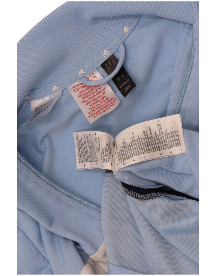 Jachetă de trening pentru băieți Adidas 13-14 ani, albastru, poliester