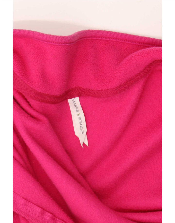 Jachetă fleece pentru femei Marks & Spencer UK 14 Roz mediu