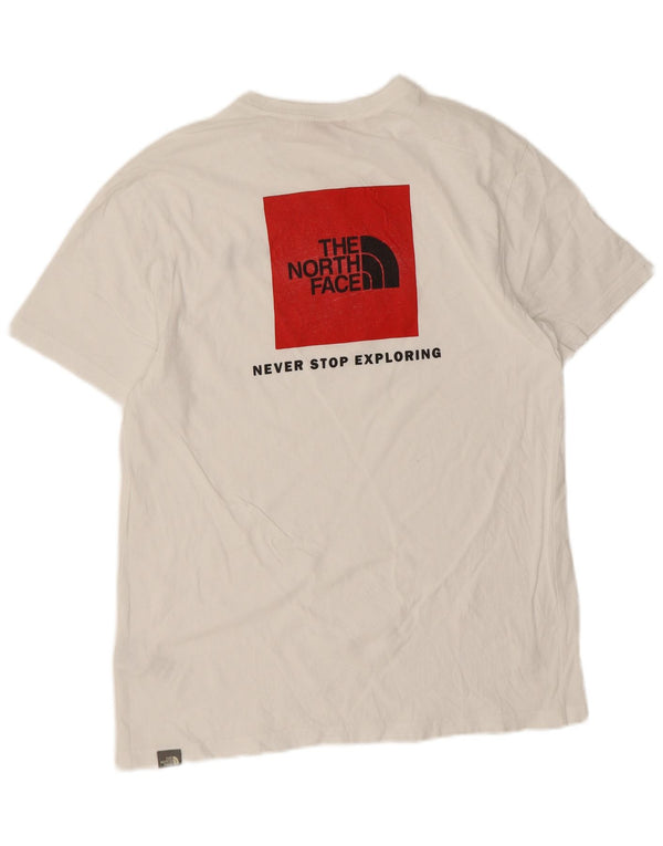 Tricou grafic pentru bărbați The North Face Top Medium White Bumbac