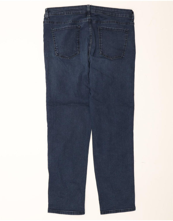 Blugi drepti pentru femei Marks & Spencer The Sienna UK 18 XL W36 L30 bleumarin