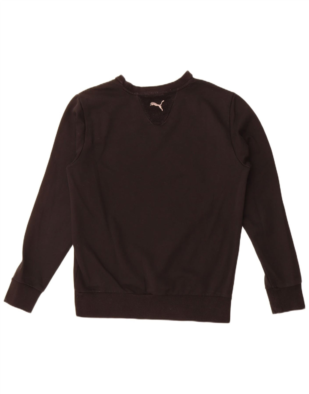 Pulover grafic pentru bărbați Puma, bumbac mediu negru