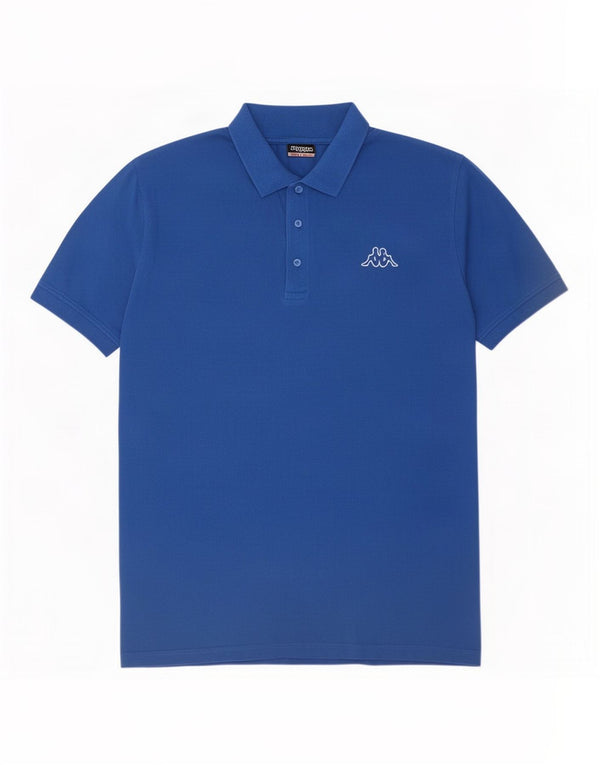 Cămașă polo pentru bărbați Kappa 3XL bumbac albastru