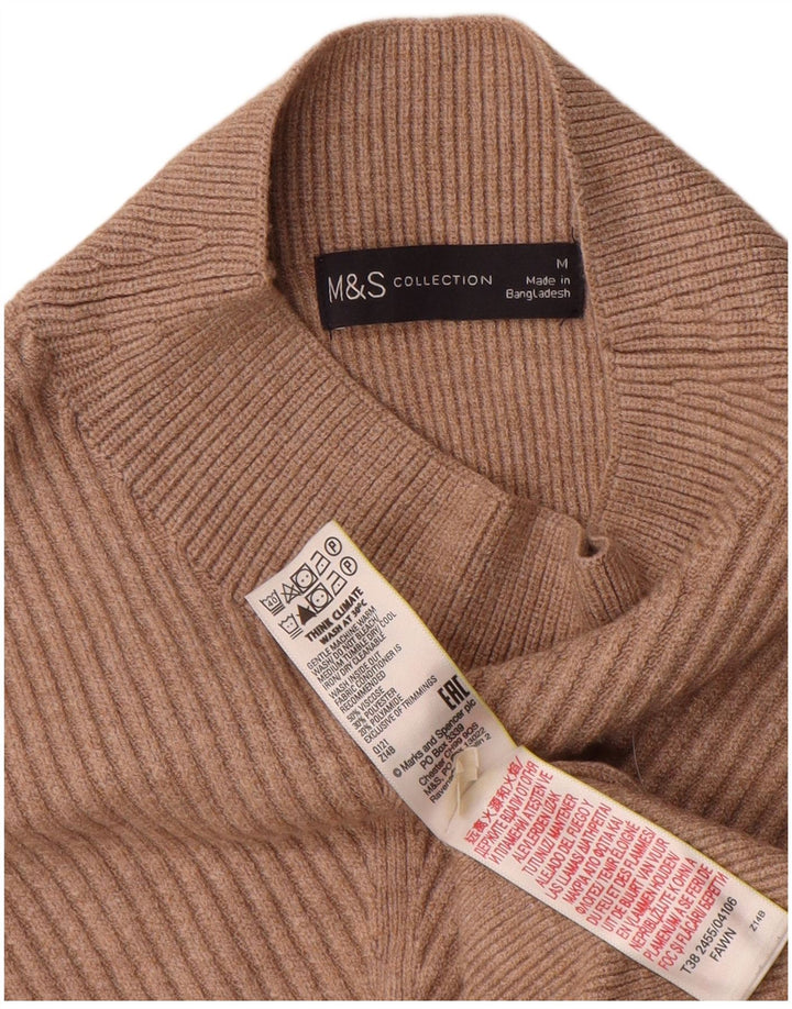 Pulover cu gât țestoasă pentru femei Marks & Spencer UK 14 maro mediu
