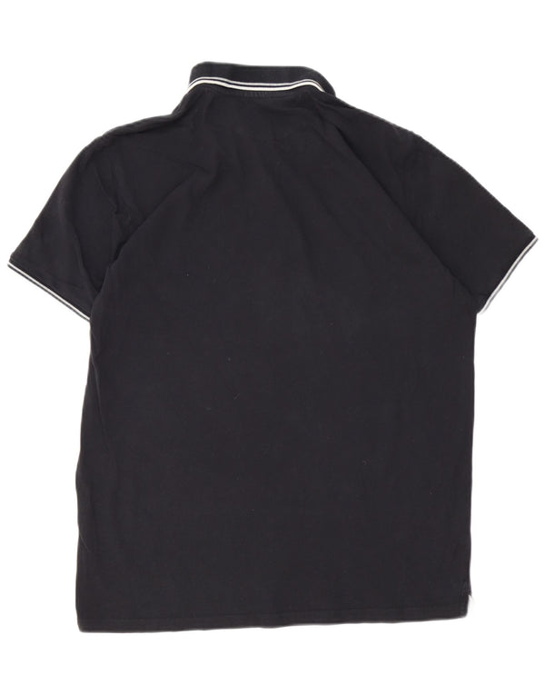 Tricou polo pentru bărbați Champion, mare, negru, bumbac