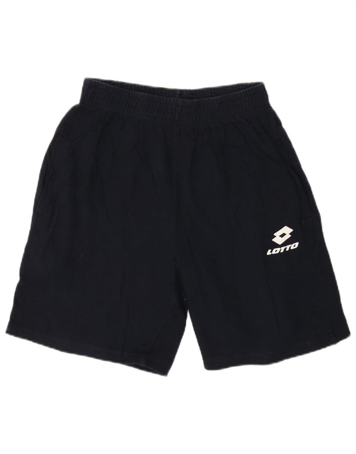 Pantaloni scurți sport pentru bărbați LOTTO, bumbac, albastru bleumarin mediu
